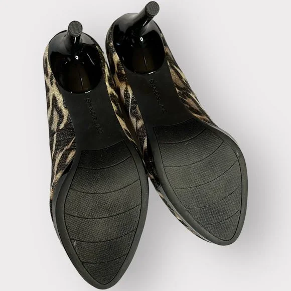 Bandolino Classic DYRE LEOPARD Pumps Heels Sz 8M - Picture 6 of 7